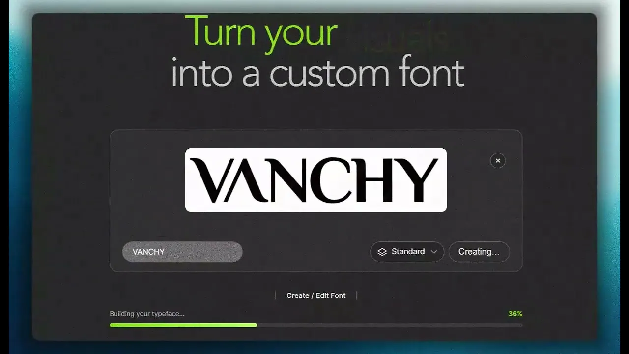 FontXD AI Font Generator gallery image
