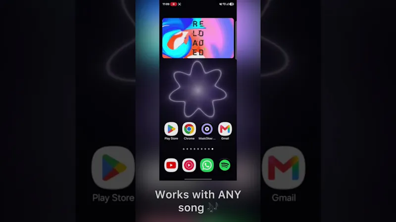 MusicGlow screenshot 1 (video preview)