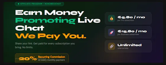 KokobeoChat Affiliate Program gallery image