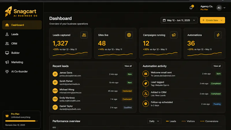 Snagcart screenshot 3