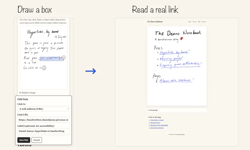 handwritten.blog screenshot 3