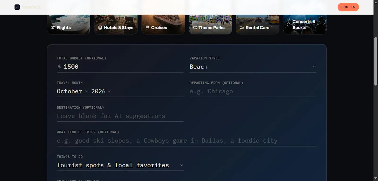 Fareflect screenshot 4