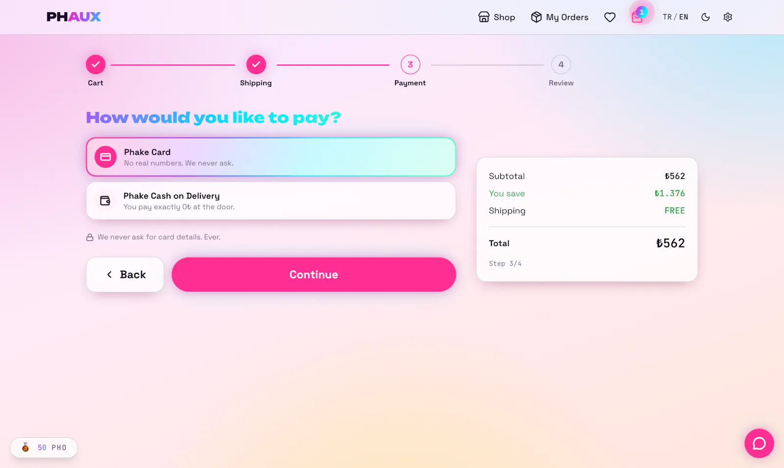 PHAUX screenshot 5
