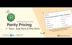 Parity Pricing for SaaS, App Store, etc media 1
