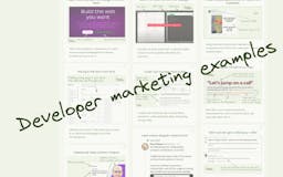 Developer marketing examples media 1