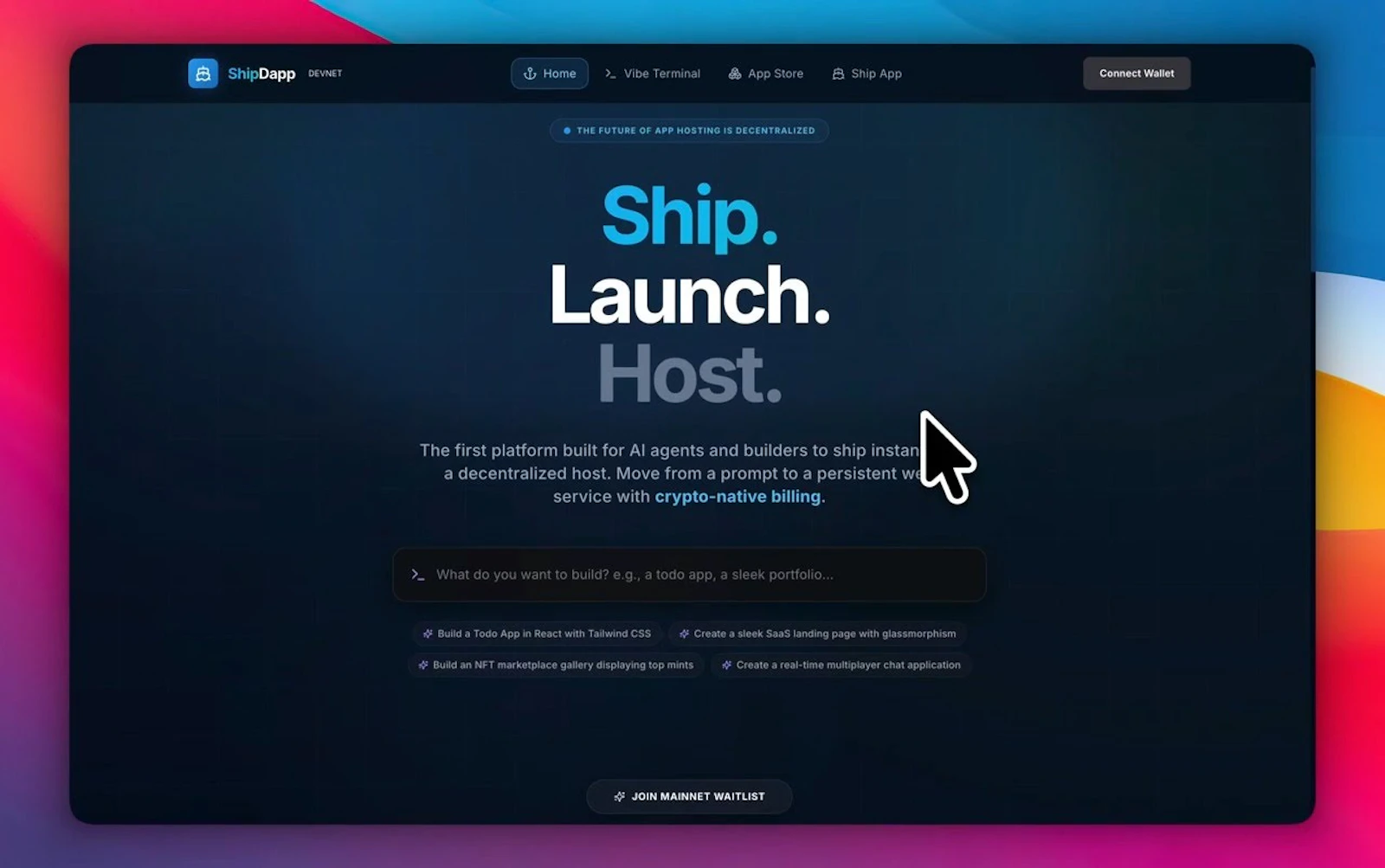 ShipDapp screenshot 2