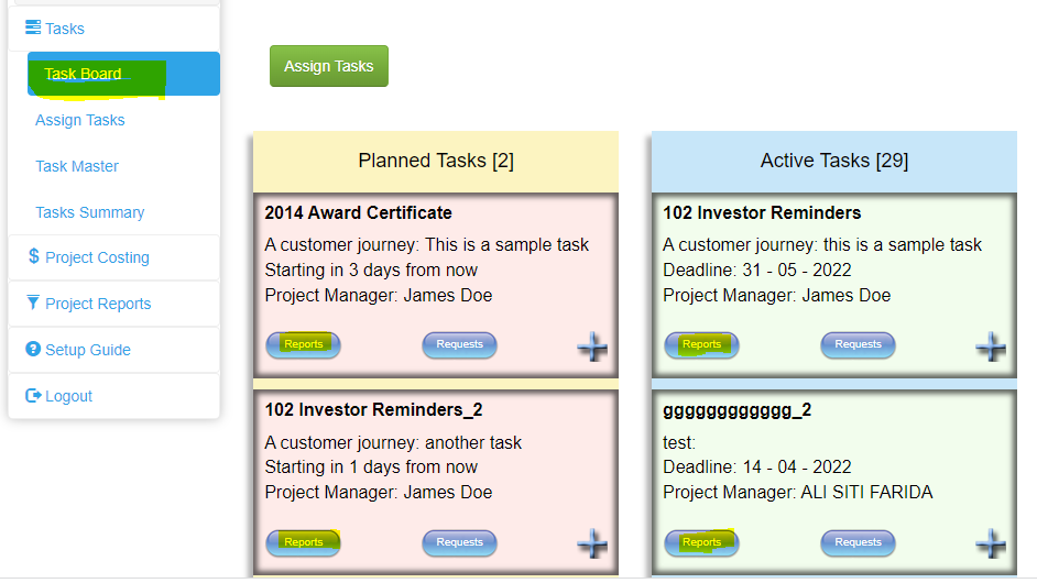 Projectplanner - Online projectplanner voor bedrijven media 1