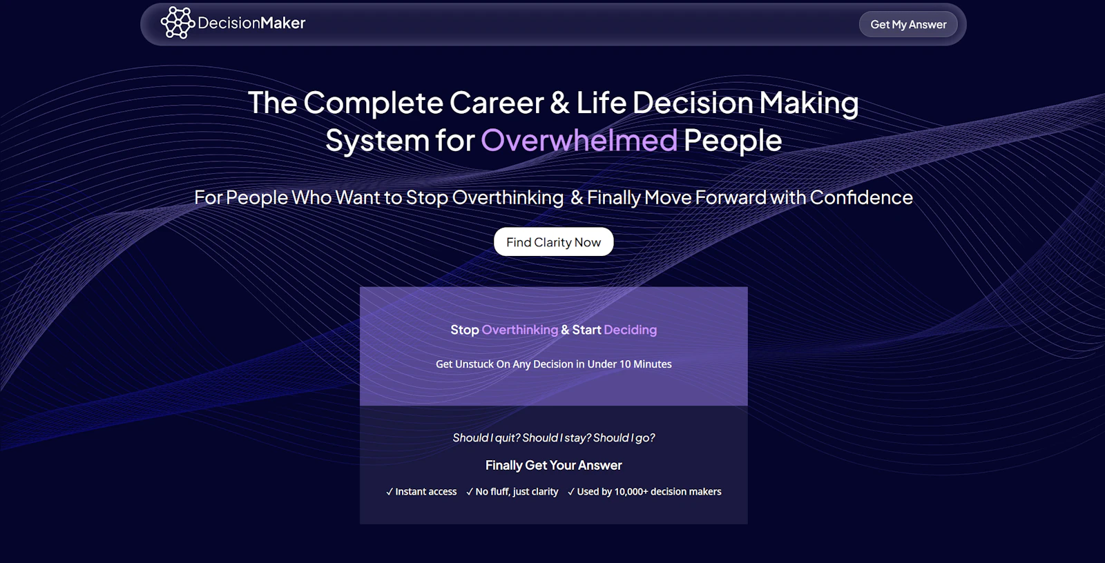 DecisionMaker screenshot 1