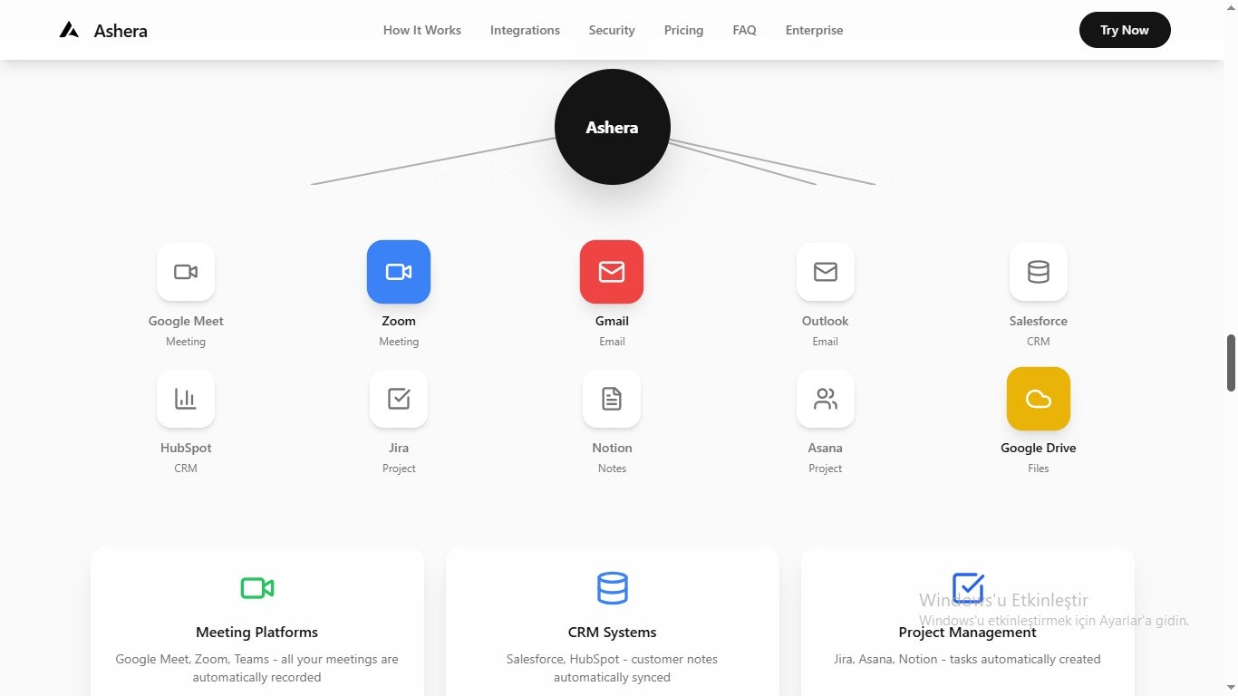 Ashera AI - Screenshot 2 showing product features and functionality