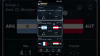 TopScore - World Cup 2026 Android app gallery image