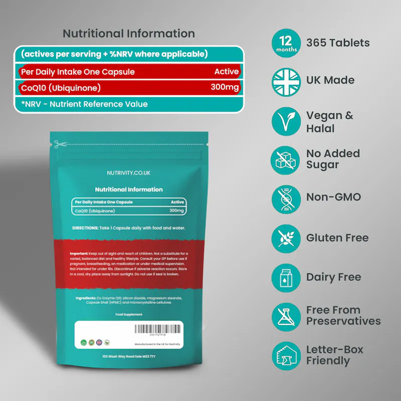 Vegan CoQ10 300mg Halal Capsule screenshot 2
