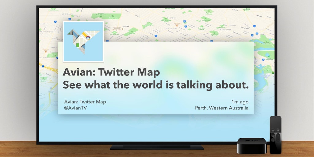 Avian: Twitter Map Image