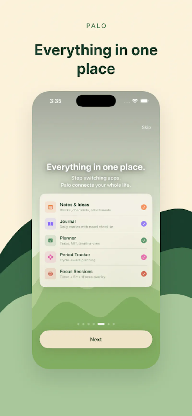 Palo - Daily Planner and Journal screenshot 3
