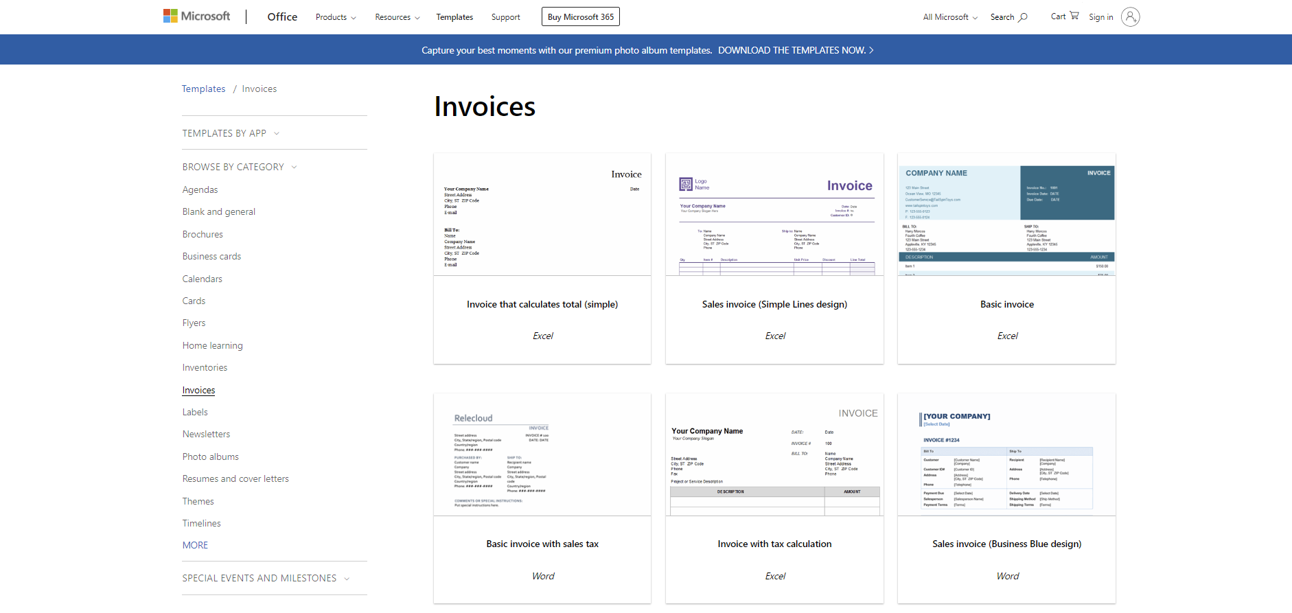 Invoice Template gallery image