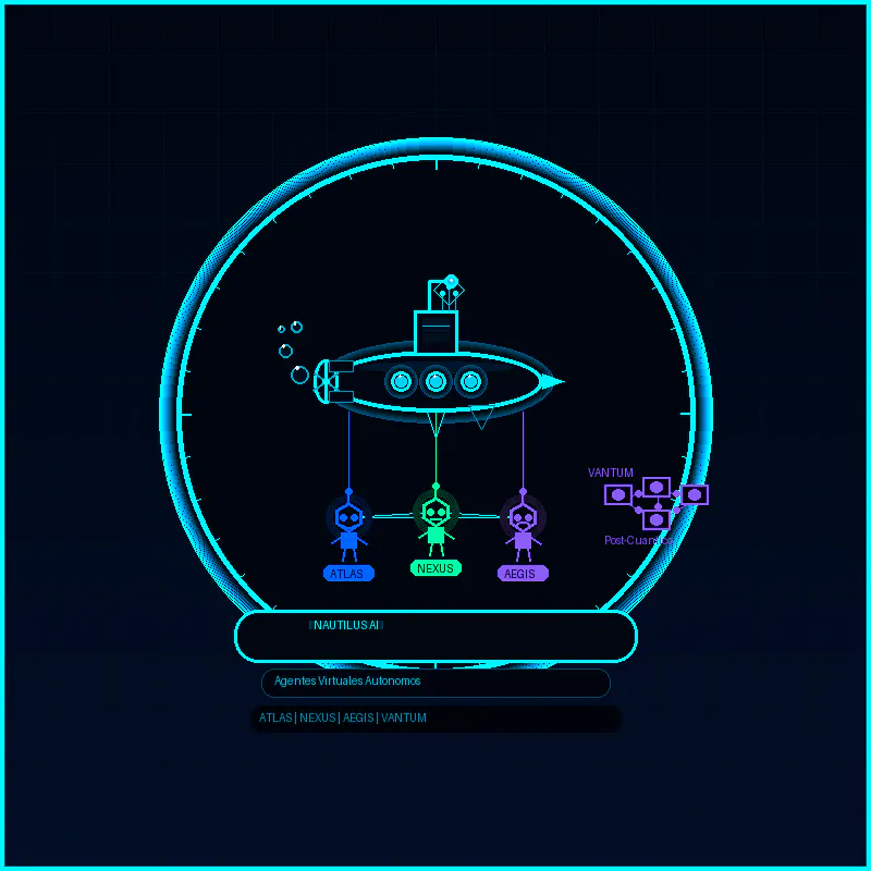 Banner del producto Nautilus AI — Agentes IA Autónomos