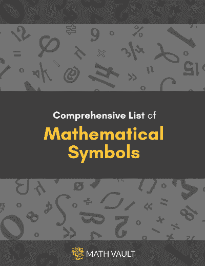 Comprehensive List of Math Symbols gallery image