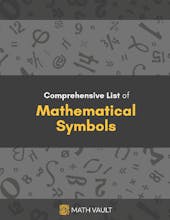 Comprehensive List of Math Symbols gallery image
