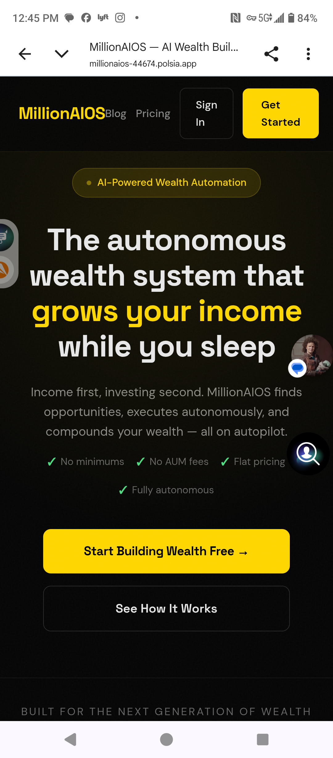 MillionAIOS gallery image