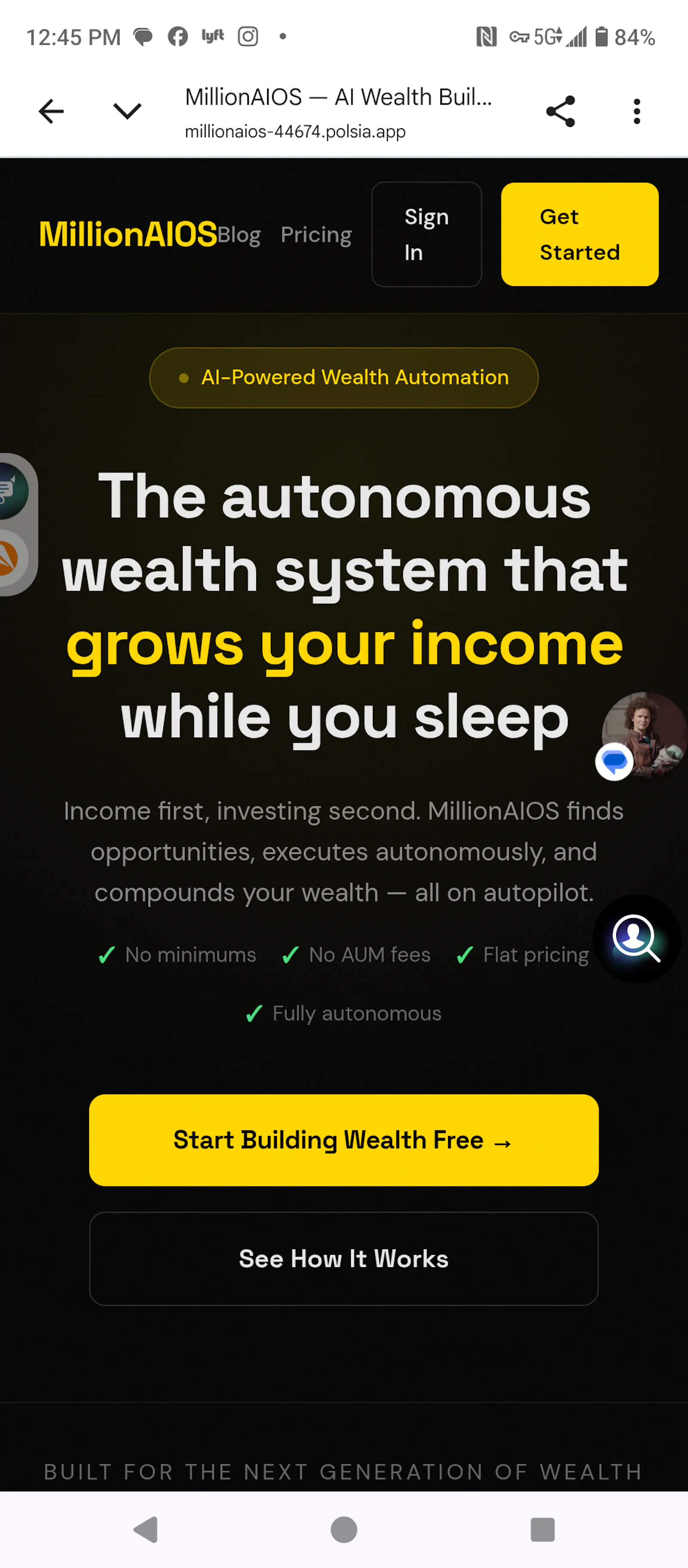 MillionAIOS screenshot 4