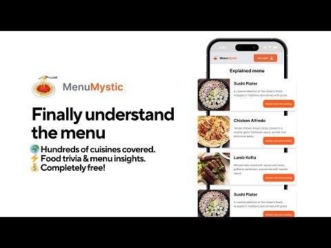 startuptile MenuMystic-Delve Deeper into Every Menu at Restaurant!