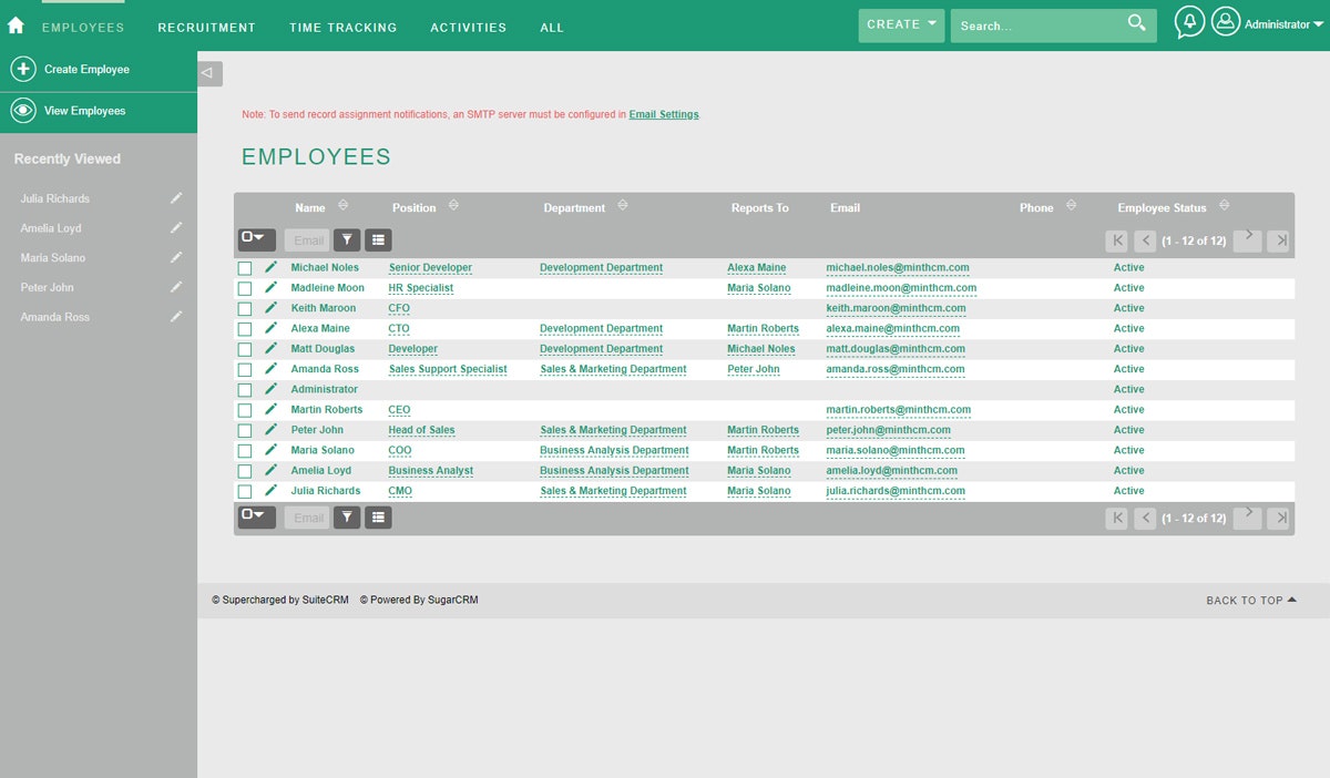 MintHCM gallery image