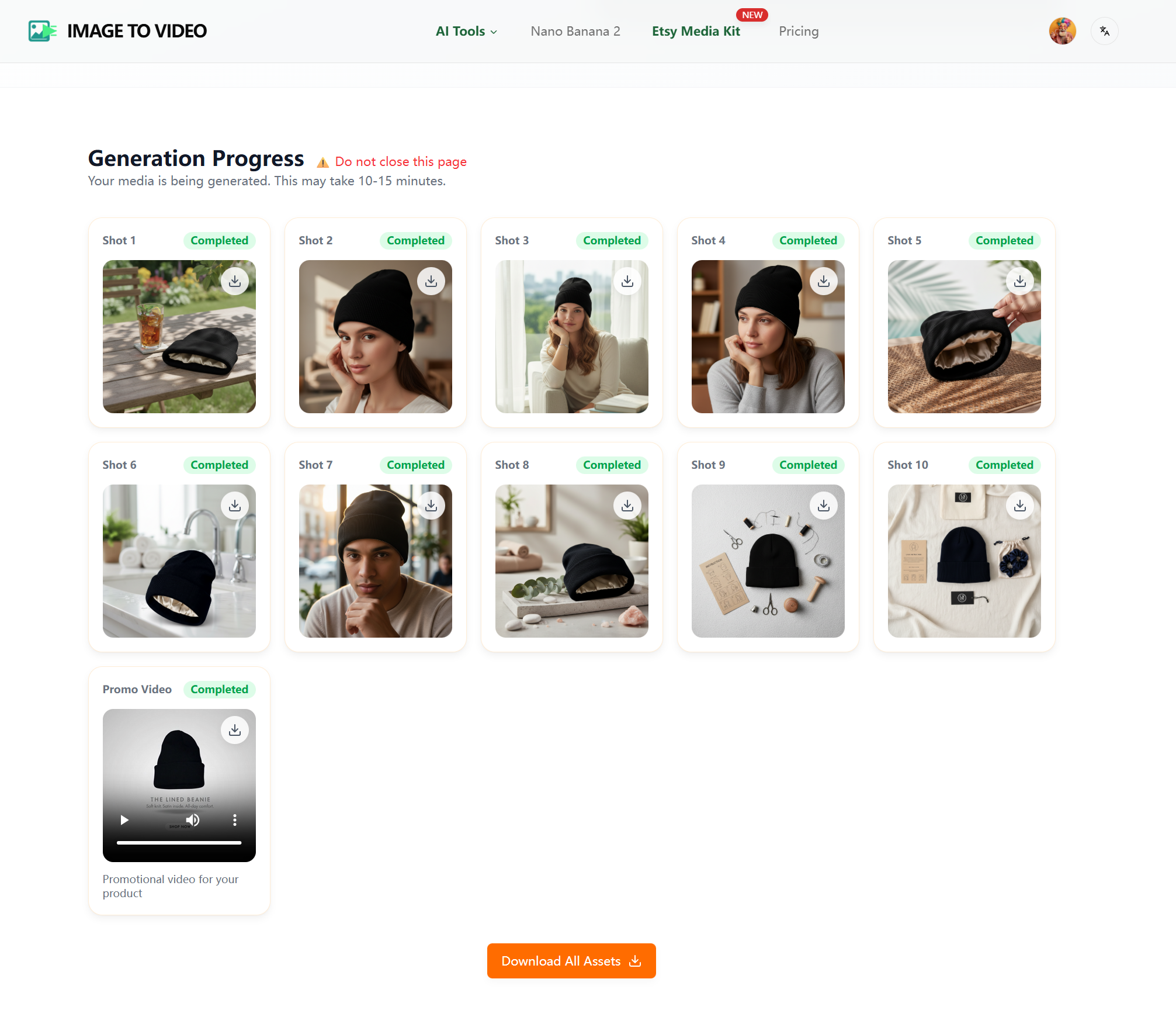 AI Image to Video Product Promo Maker gallery image