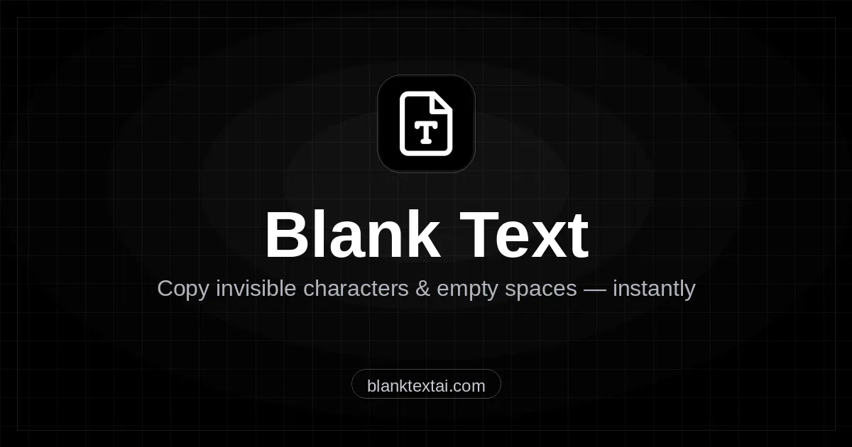Blank Text AI gallery image