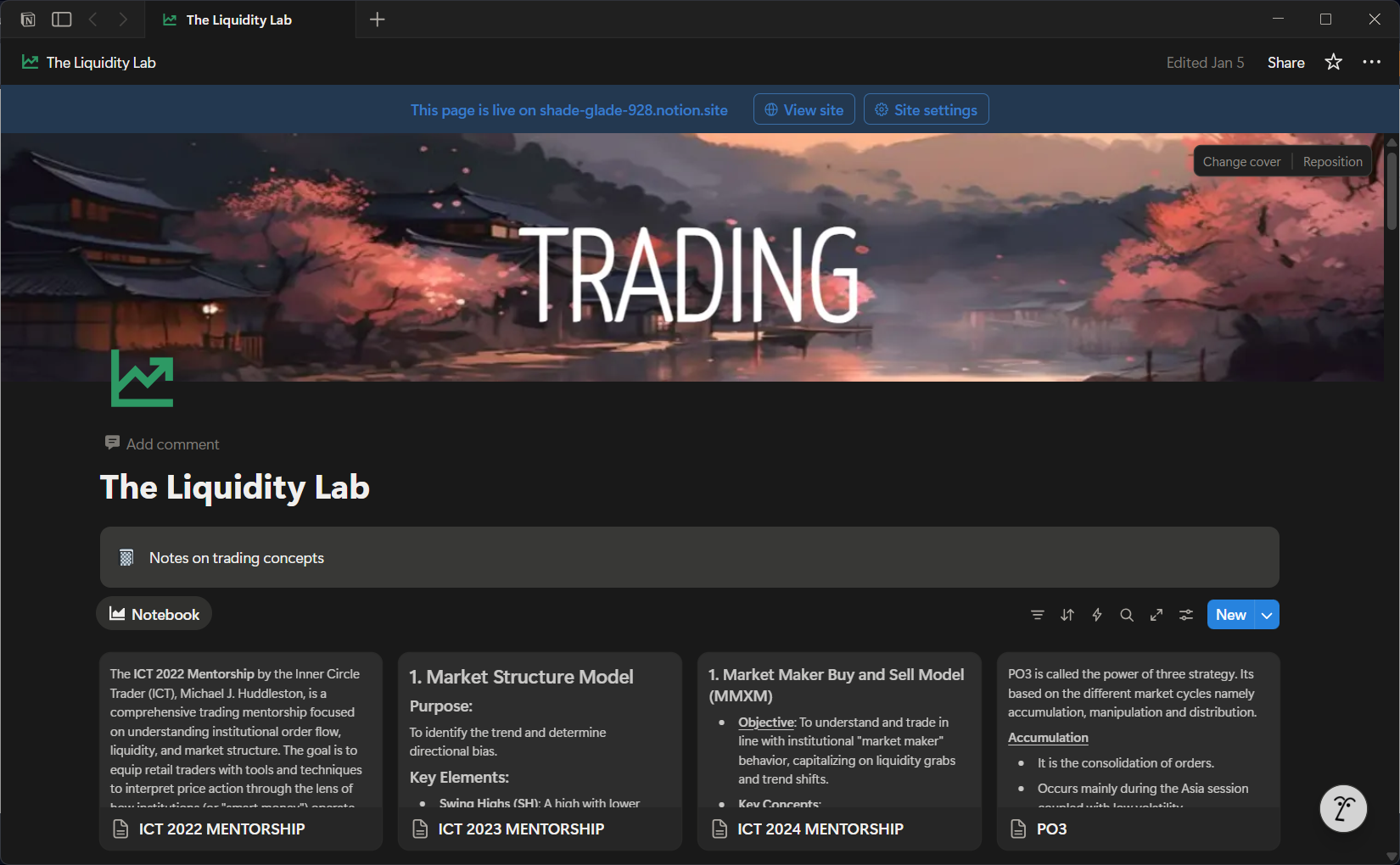 The Liquidity Lab - Main product screenshot demonstrating key features and user interface