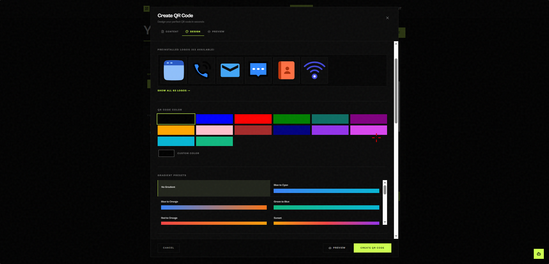 QR Jolt - Screenshot 4 showing product features and functionality