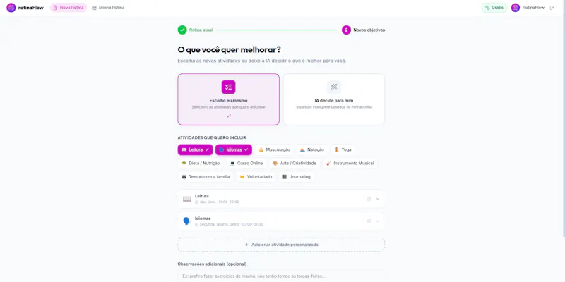 rotinaFlow screenshot 4