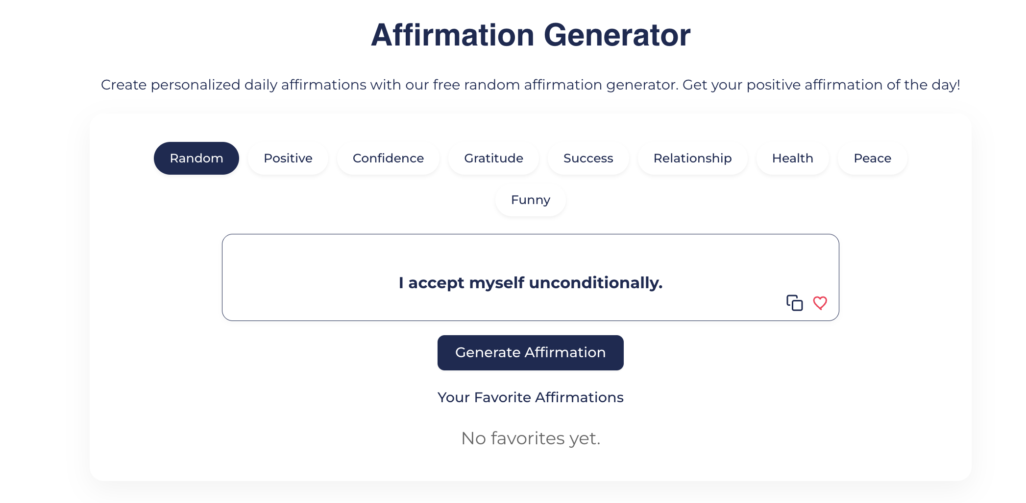 Affirmation Generator by AffirmationFlow gallery image