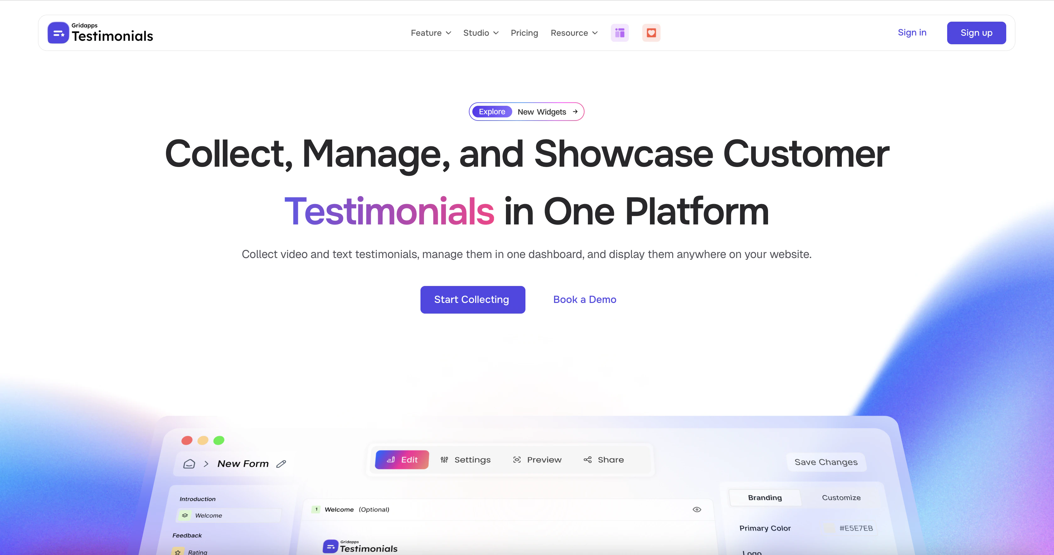 Gridapps Testimonials 2.0 대표 미리보기