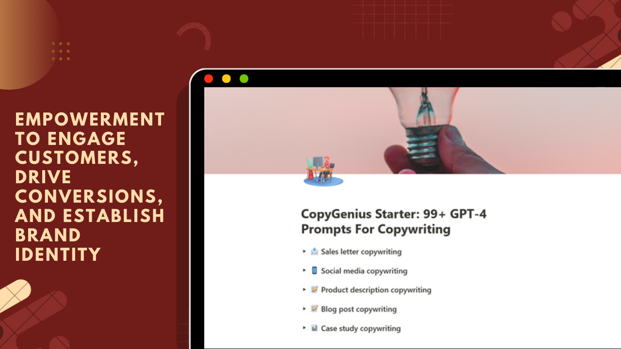Copygenius: GPT-4 Proprompts - Scatena i tuoi superpoteri di copywriting media 2