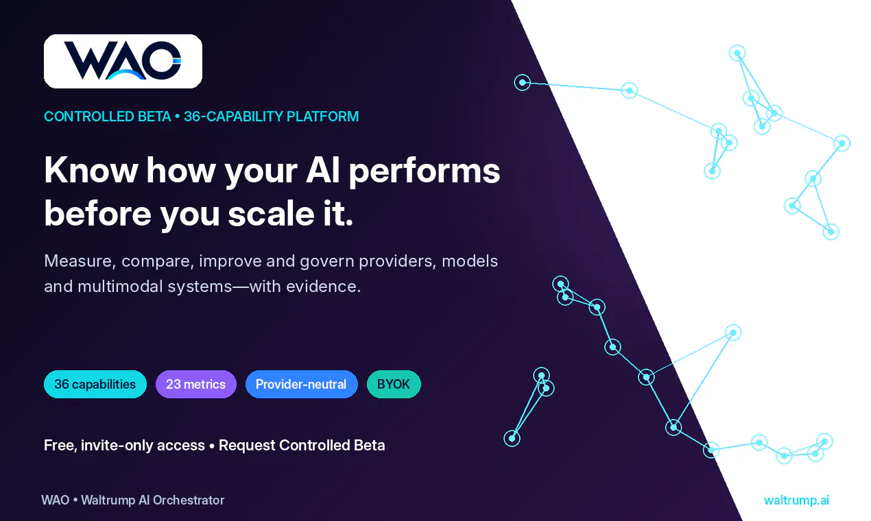 WAO - Waltrump AI Orchestrator gallery image