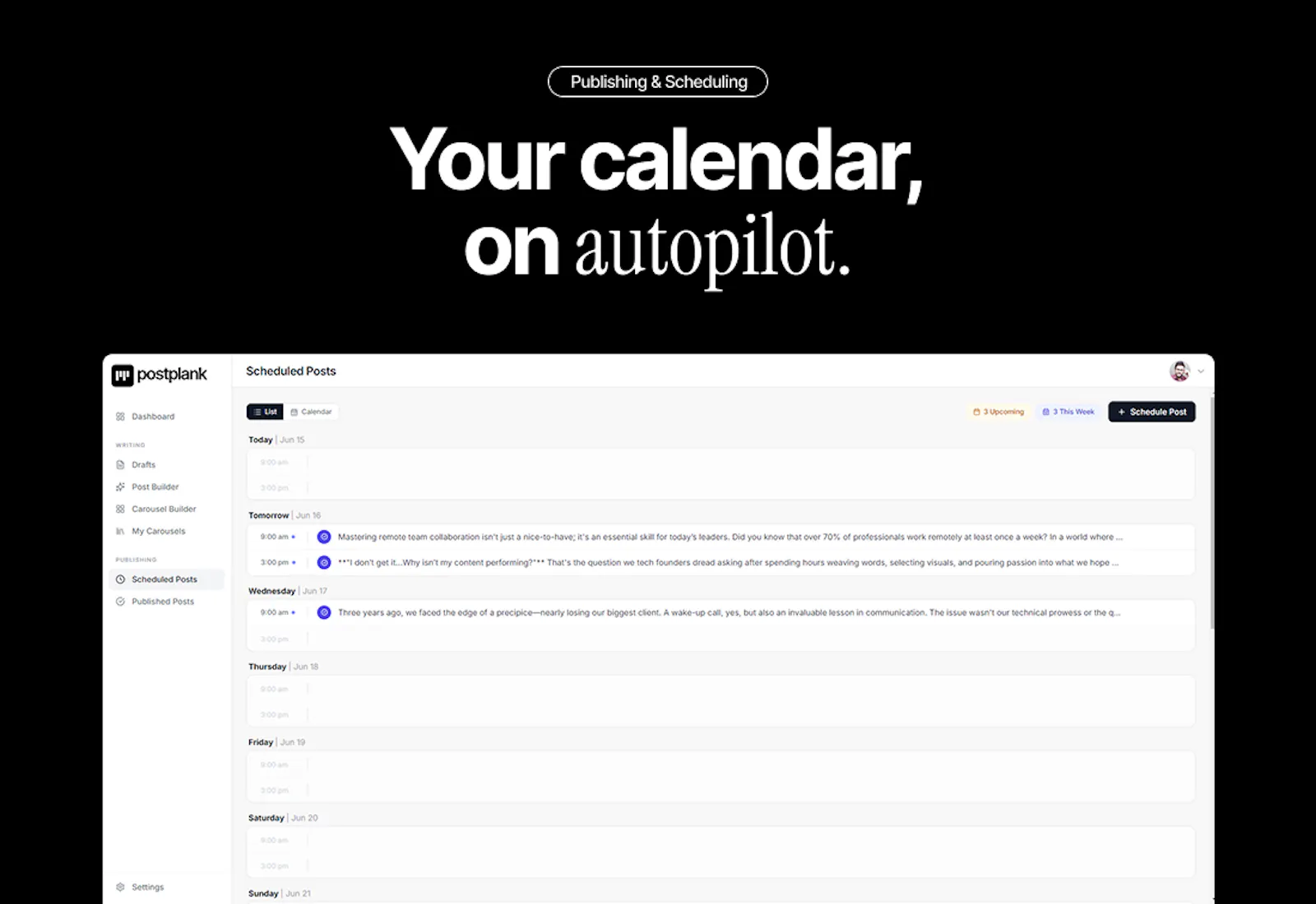 PostPlank screenshot 4