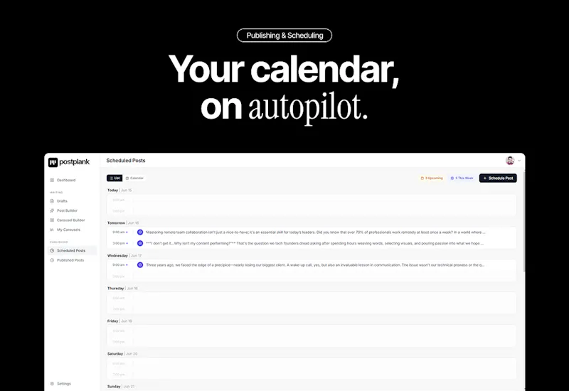 PostPlank screenshot 4