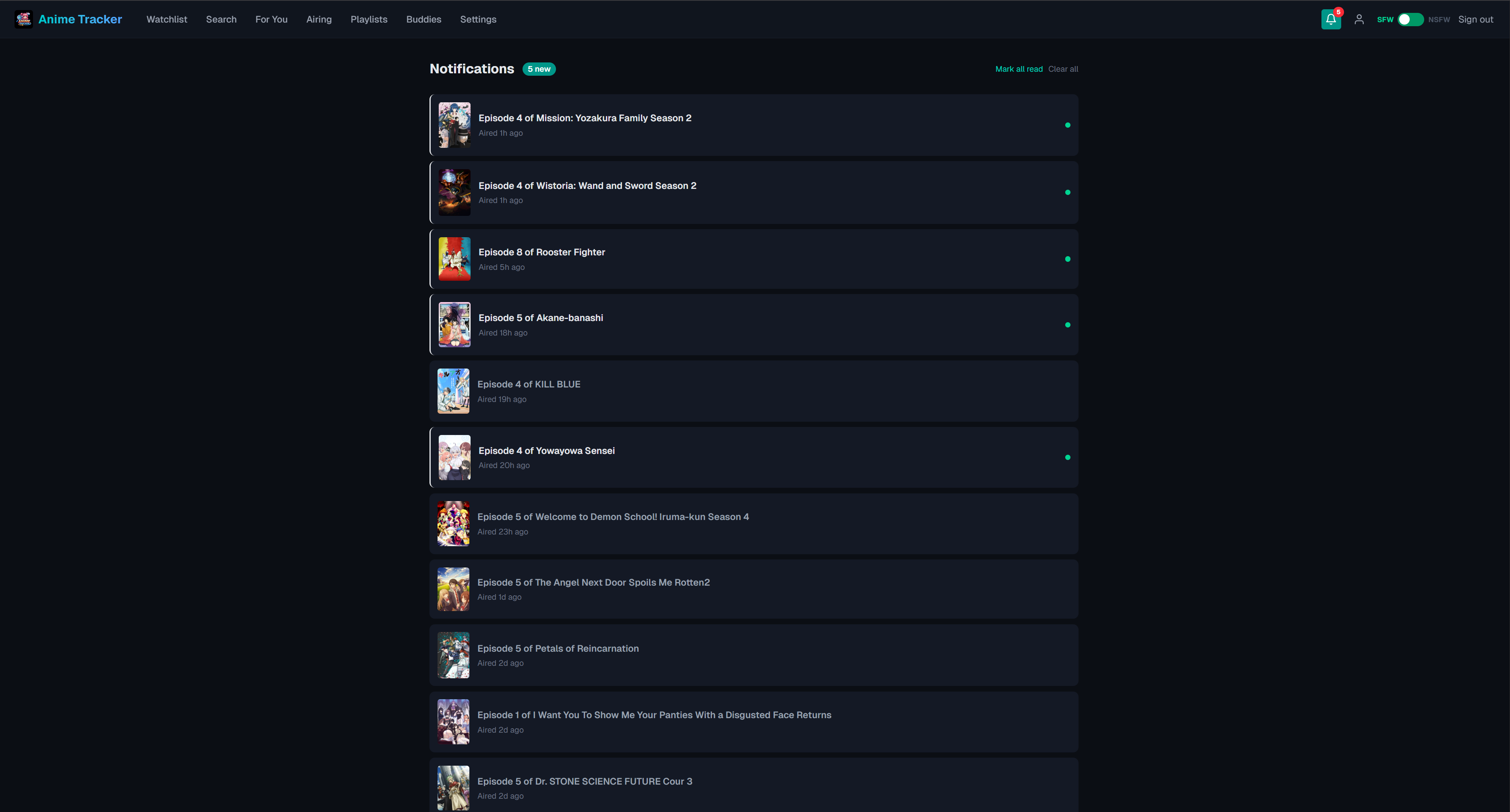 Anime Tracker gallery image