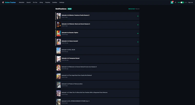 Anime Tracker screenshot 6