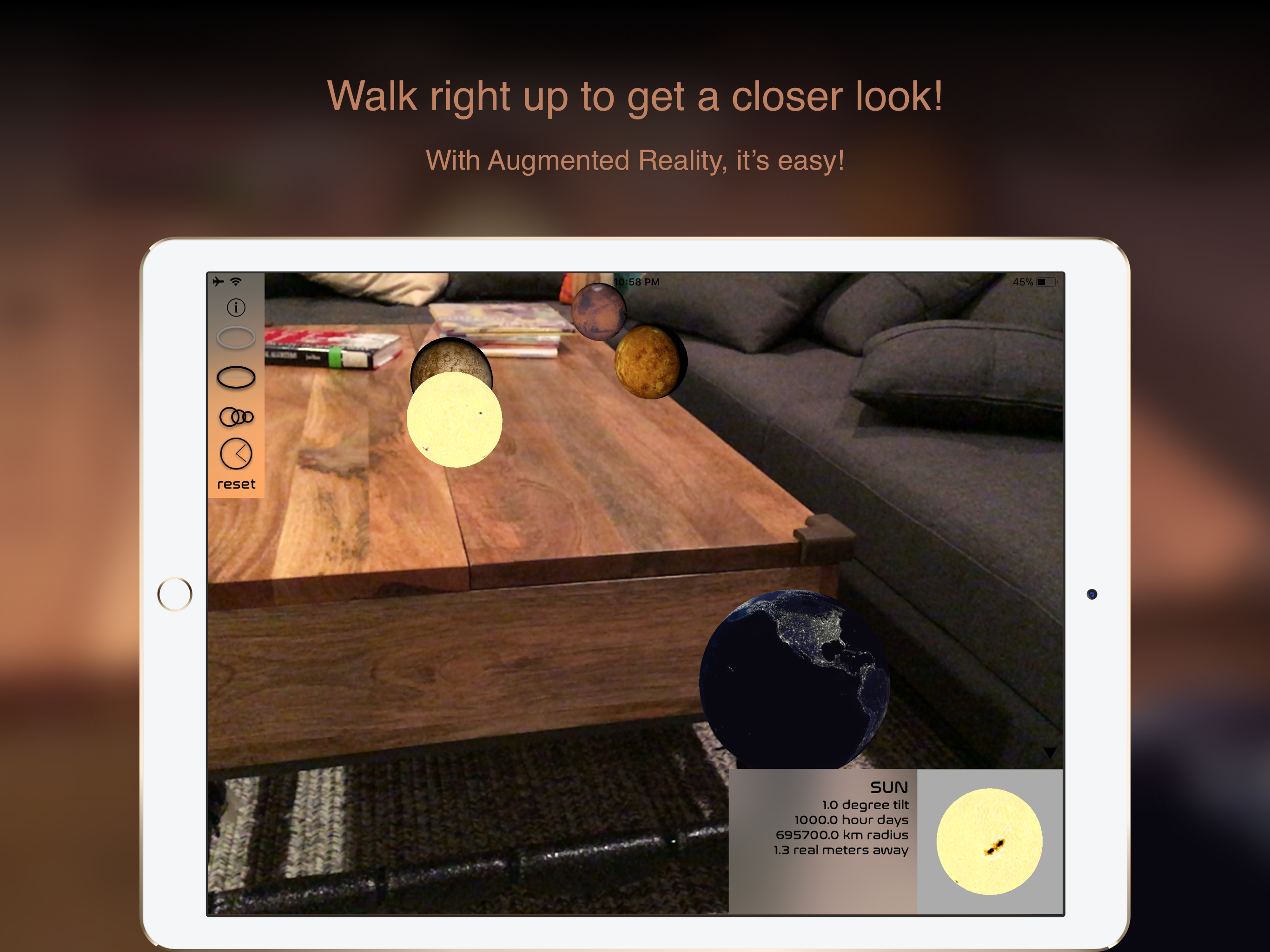 Augmented Reality Solar System gallery image