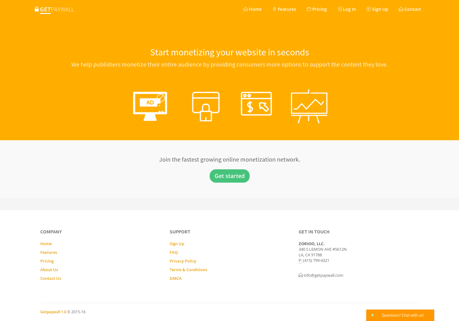 Getpaywall - Monetize your complete audience