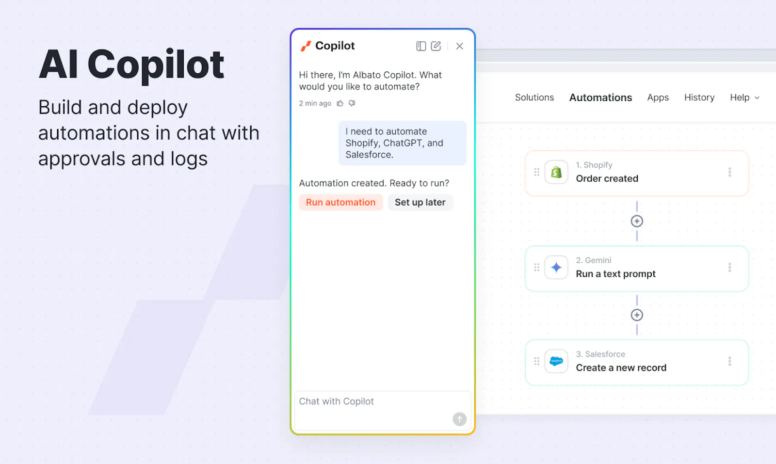 Albato AI screenshot 2