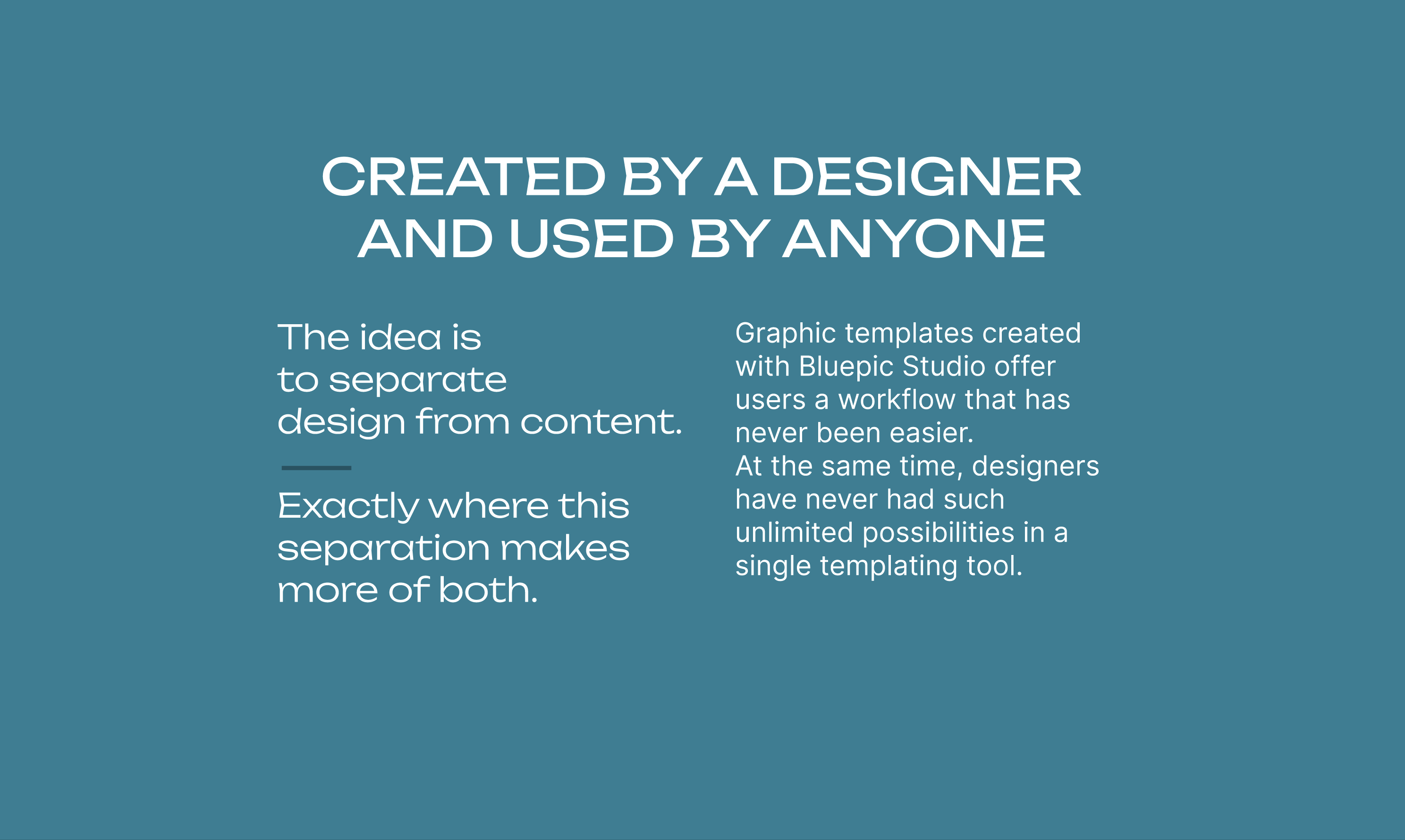 BLUEPIC Studio - Responsive graphic templates that can adapt their appearance media 7