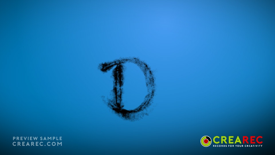 Ink Alphabet Animated stock footage text gallery image