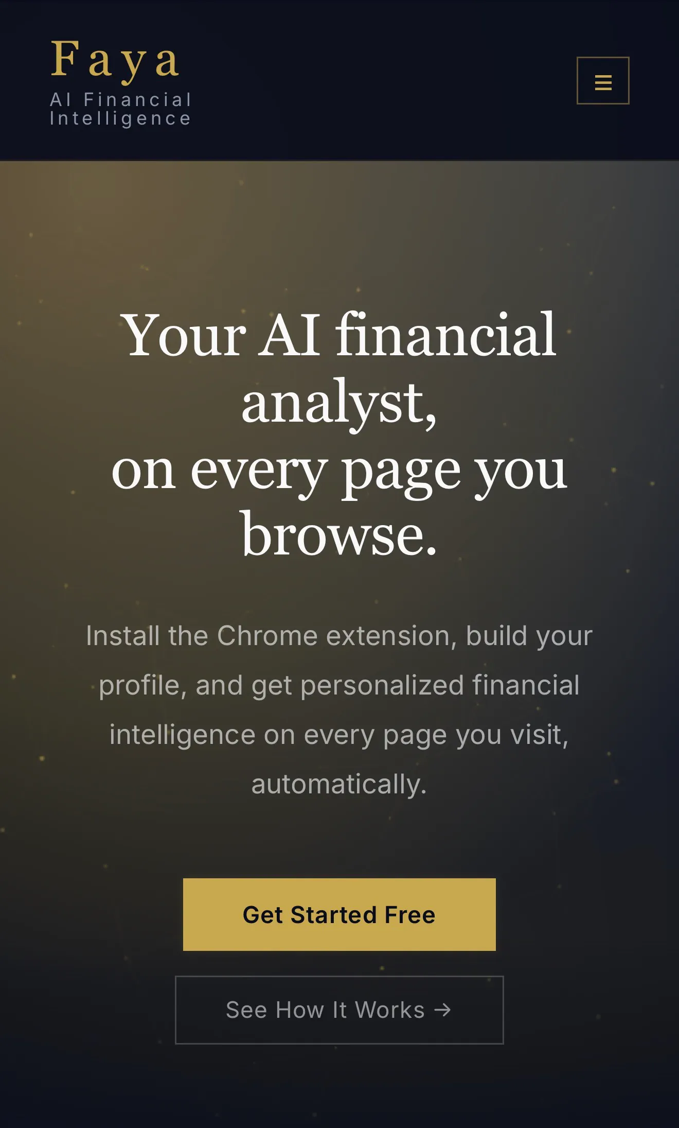 Faya Your Personal AI Financial Analyst gallery image