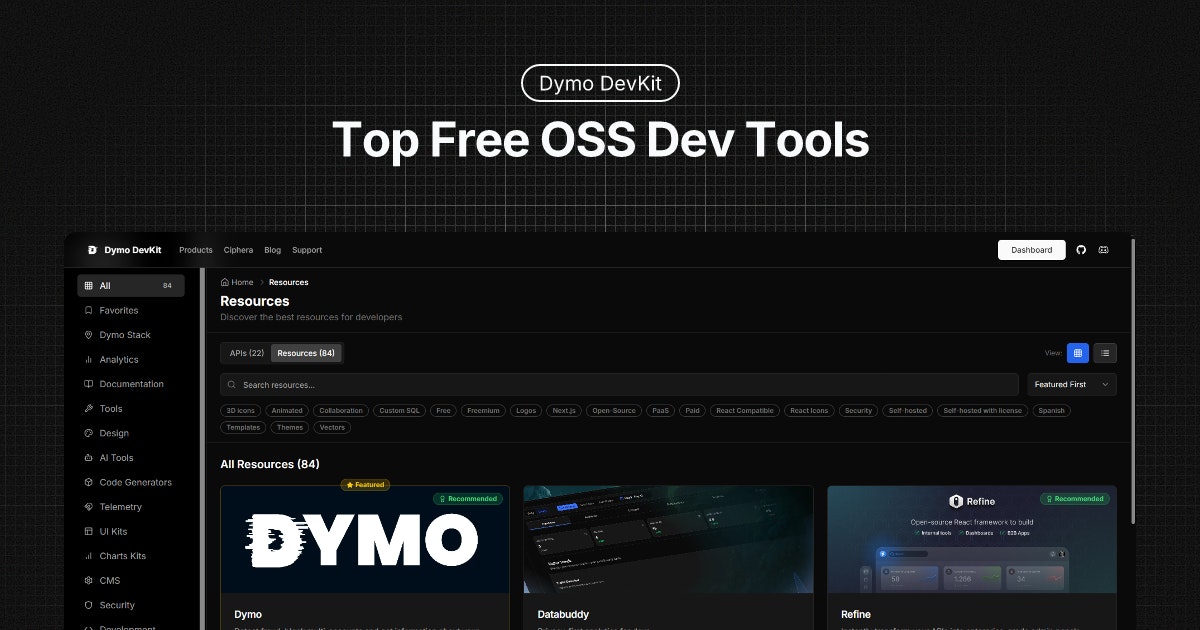 وسائط Dymo Devkit - دليل واجهات برمجة التطبيقات والموارد 1