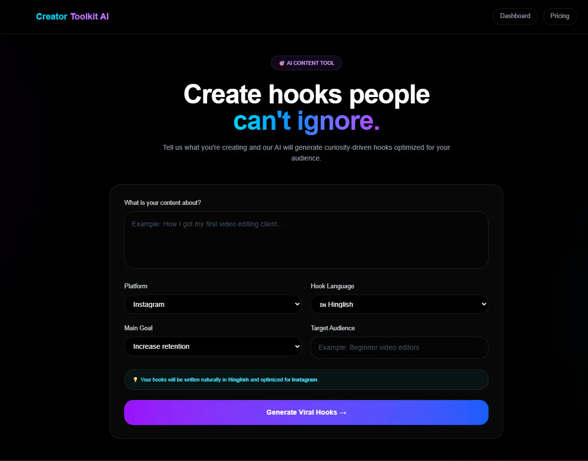 Creator Toolkit AI gallery image