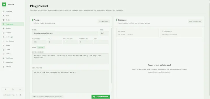 Aurora Gateway screenshot 2