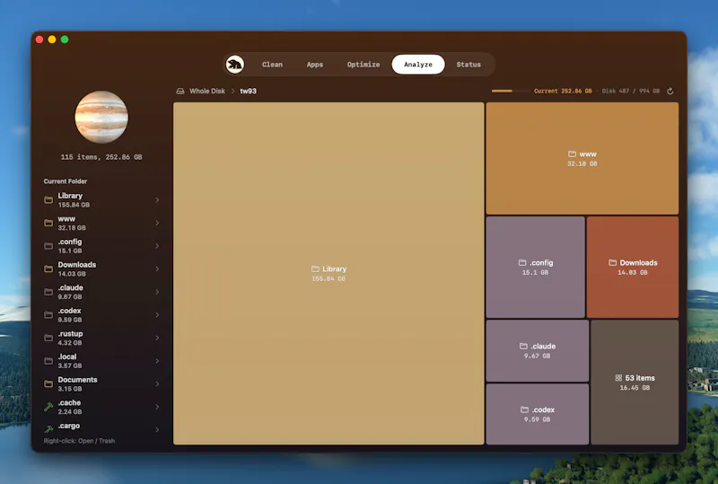 Mole screenshot 6