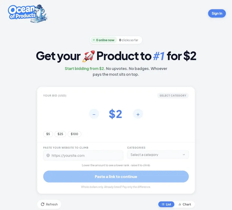 Ocean of Products screenshot 1
