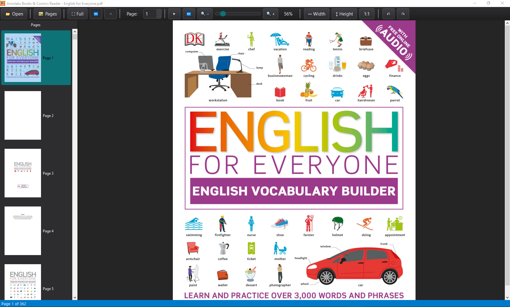 AnorLabs Books & Comics Reader